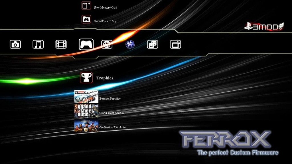 PS3 - 4.78 FERROX (Standard CEX) NOBD CFW by Alexander