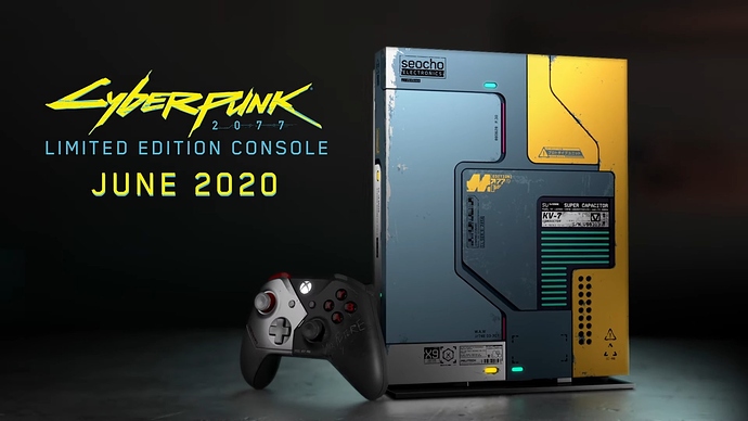 cyberpunk xbox one x console 2