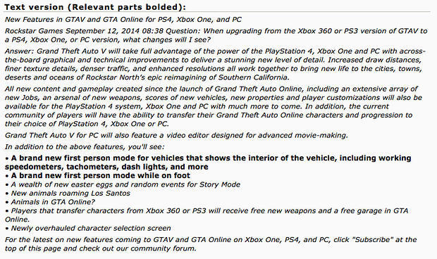 Grand Theft Auto 5 first-person mode confirmed for PC, PS4, Xbox One